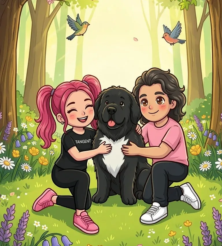 Katharyne, Isaac, and Zippy